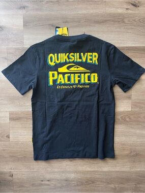 Quiksilver Pacifico Men’s Black Tee Small